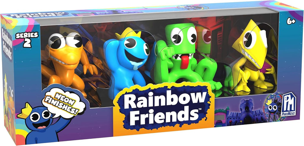 Rainbow Friends Series 2 Neon Mini Figure 4-Pack