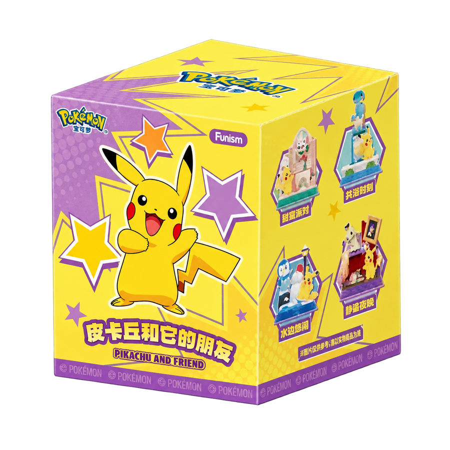 Pokémon Pikachu & Friends mini statues blind box